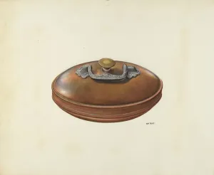 Warming Pan Prints: Bed Warmer, c. 1939. Creator: Ray Price