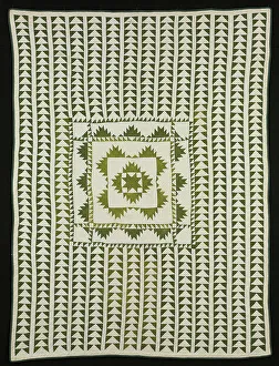 Bedclothes Prints: Bedcover ('Flying Geese Quilt)