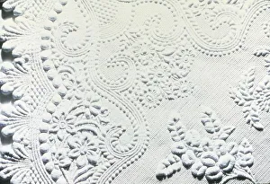 Bedspread Gallery: Bedcover, France, 1825 / 75. Creator: Unknown