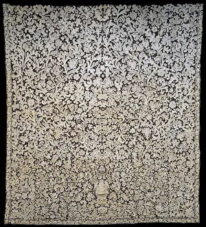 Bedspread Gallery: Bedcover or Hanging, Italy, 1701 / 25. Creator: Unknown