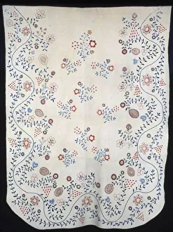 New York Collection: Bedcover, New York, 1775 / 1800. Creator: Unknown