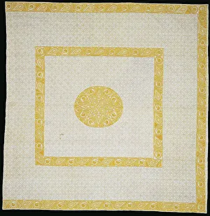 Shropshire Prints: Bedcover, Shropshire, late 17th/early 18th century. Creator: Jane Bolas Vaughan