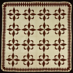Pennsylvanian Prints: Bedcover ('Star and Crescent Quilt)