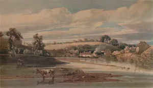 Girton Prints: Beddgelert, 1800, (1935). Artist: Thomas Girtin
