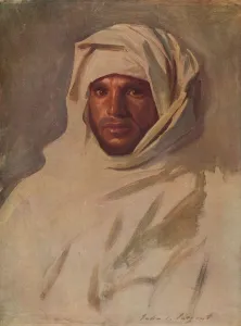 Intensity Prints: A Bedouin Arab, c1891, (c1915). Artist: John Singer Sargent