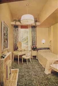 Bedroom designed by Esme Gordon, A