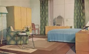 A bedroom designed by Miss P. E. Humphries, 1936