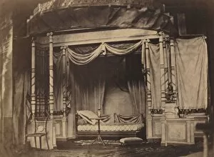 Bed Canopy Gallery: Bedroom display in the Paris Universal Exposition of 1855, 1855