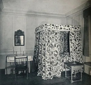 Studio Volume 99 Prints: A Bedroom from the House of Major Nicholas Sewall, at Secretary, 1930