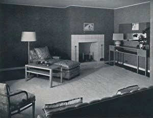 Bedroom in the house of Mr. Anatole Litvak in Saint Monica, California, 1942