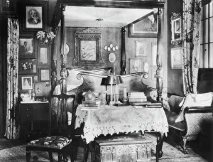Mrs Phoebe Apperson Hearst Prints: Bedroom, Mrs. Phoebe Apperson Hearst's home