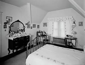Bedroom, residence of Mr. Fair, 40 Putnam Avenue, Detroit, Mich. between 1905 and 1915. Creator: Unknown