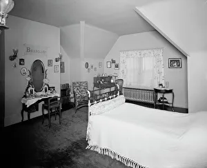 Bedroom, residence of Mr. Fair, 40 Putnam Avenue, Detroit, Mich. between 1905 and 1915. Creator: Unknown