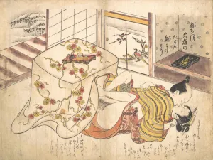 Okumura Prints: Bedroom Scene, ca. 1739. ca. 1739. Creator: Okumura Masanobu