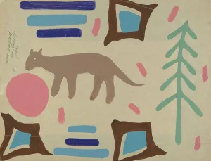 Bedspread Prints: Bedspread, 1935/1942. Creator: Majel G. Claflin