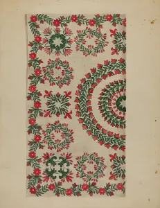 Bedspread, c. 1936. Creator: Irene Schaefer