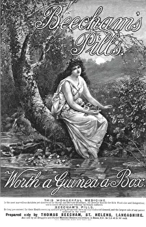 Beechams Pills Prints: Beecham's Pills, 1891. Creator: Unknown