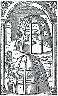 Glasshouse Prints: Beehive design furnace. Artist: Anonymous
