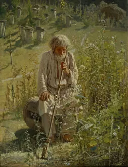 Images Dated 24th June 2013: Beekeeper, 1872. Artist: Kramskoi, Ivan Nikolayevich (1837-1887)