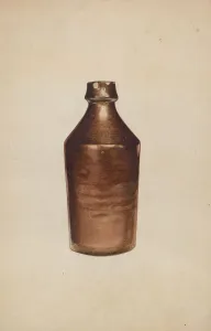 Images Dated 3rd December 2021: Beer Bottle, c. 1938. Creator: Arthur Stewart