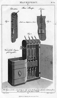 Cutaway View Prints: Beer pump, 1808. Artist: H Mutlow