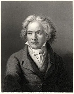 Beethoven Gallery: Beethoven, 19th century. Artist: William Holl