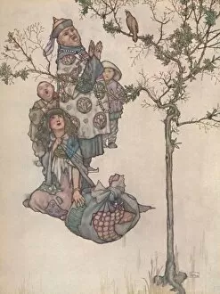 Boots Pure Drug Company Gallery: Then Began The Nightingale To Sing, c1930. Artist: W Heath Robinson