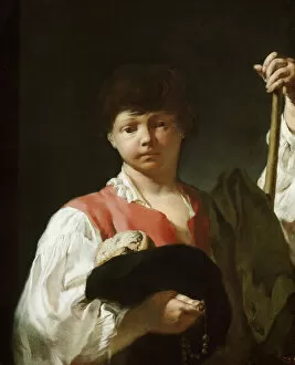 Walking Staff Gallery: The Beggar Boy (The Young Pilgrim), 1738 / 39. Creator: Giovanni Battista Piazzetta