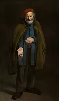 Beggar with a Duffle Coat (Philosopher), 1865/67. Creator: Edouard Manet