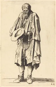 Rosary Gallery: Beggar with Rosary. Creator: Unknown