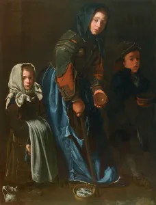 Pity Prints: Beggar woman with two children