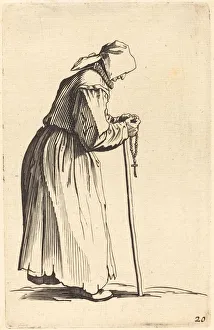 Rosary Gallery: Beggar Woman with Rosary. Creator: Unknown