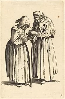 Callot Jacques Collection: Two Beggar Women. Creator: Unknown