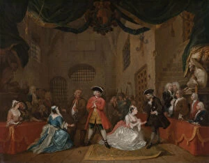 Hogarth William Collection: The Beggars Opera, 1729. Creator: William Hogarth