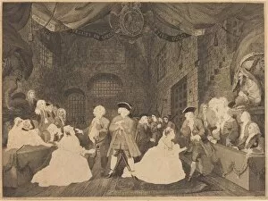 W Hogarth Gallery: Beggars Opera, Act III, 1788 / 1790. Creator: William Blake
