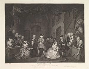 John And Josiah Boydell Collection: The Beggars Opera, Act III, July 1, 1790. Creator: William Blake