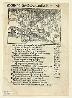 Letterpress Prints: Beggars and Their Vanities (recto) and Of Irate Women (verso)