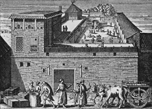Commerce Prints: The beginning of the British Empire in India, 17th century (1908)