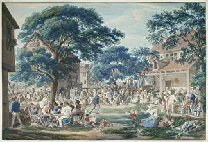 Cultural Event Prints: The beginning of the consecration of the church