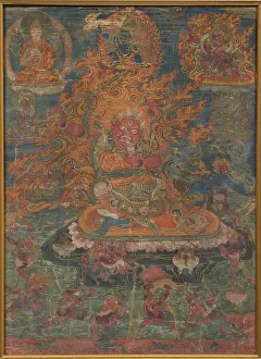 Thanka Prints: Begtse Thangka, 18th century. Creator: Unknown Master