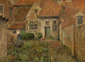 Disrepair Prints: Beguinage, c1900-1930. Creator: Ferdinand Willaert