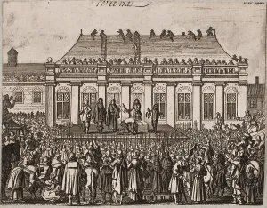 Execution Prints: The Beheading of Charles I outside the Banqueting House