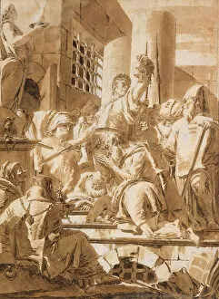 Tiepolo Gallery: Beheading of Two Male Saints, 1696-1770. Creator: Giovanni Battista Tiepolo