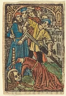 Bleeding Gallery: Beheading of Saint Catherine (?). Creator: Unknown