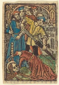 Bleeding Gallery: Beheading of Saint Catherine (?). Creator: Unknown