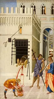 Prison Collection: The Beheading of Saint John the Baptist, 1455 / 60. Creator: Giovanni di Paolo