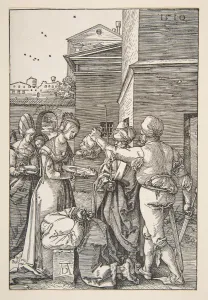 Severed Head Prints: The Beheading of Saint John the Baptist, 1510. Creator: Albrecht Durer