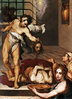 School Of Siena Prints: The Beheading of Saint John the Baptist