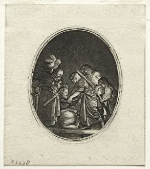 Hendrik Goudt Prints: The Beheading of Saint John the Baptist. Creator: Hendrik Goudt (Dutch, 1585-1630)