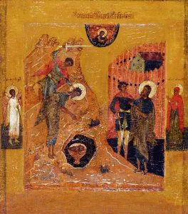 Moscow School Prints: Beheading of Saint John the Baptist. Creator: Moscow School